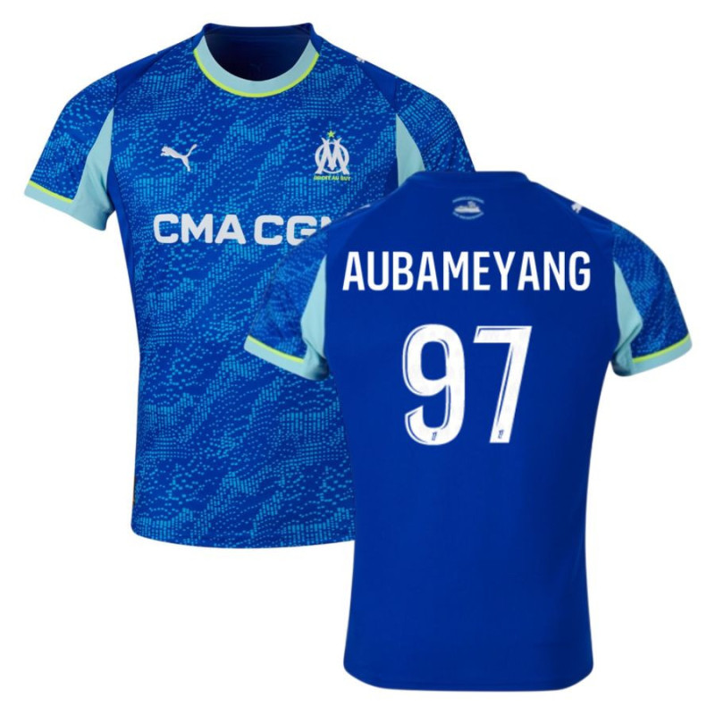 Maillot OM officiel Aubamayang (porté)