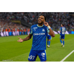 Maillot OM officiel Aubamayang (porté)